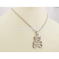 Vente en gros Collier pendentif mignon en acier inoxydable